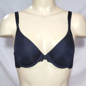 34C Maidenform 9139 One Fab Fit Decadence Lace UW Bra‎ Black NWT